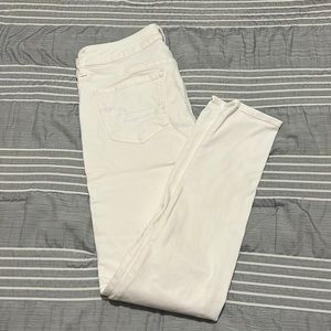 American Eagle white jean jeggings